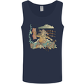 Katana Blacksmith Japanese Samurai Sword Mens Vest Tank Top Navy Blue
