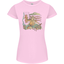 Katana Blacksmith Japanese Samurai Sword Womens Petite Cut T-Shirt Light Pink
