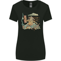 Katana Blacksmith Japanese Samurai Sword Womens Wider Cut T-Shirt Black