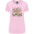 Katana Blacksmith Japanese Samurai Sword Womens Wider Cut T-Shirt Light Pink