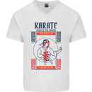 Katate Spirit Martial Arts MMA Mens V-Neck Cotton T-Shirt White