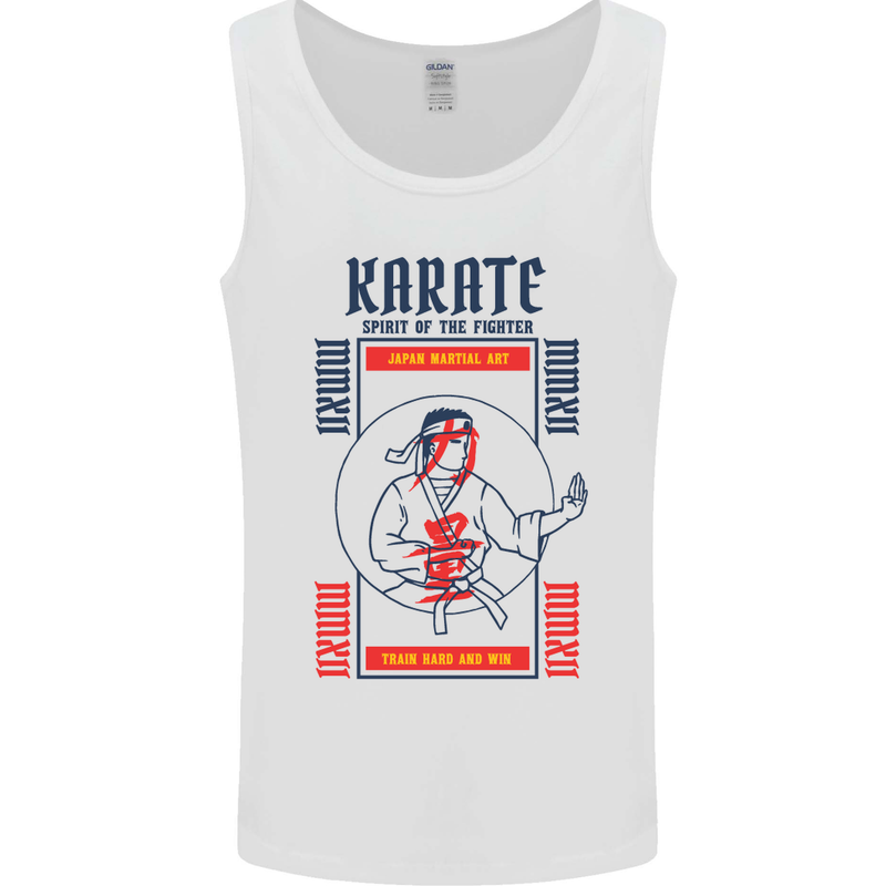 Katate Spirit Martial Arts MMA Mens Vest Tank Top White