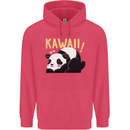 Kawaii Panda Bear Cute Childrens Kids Hoodie Heliconia