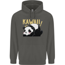 Kawaii Panda Bear Cute Childrens Kids Hoodie Storm Grey
