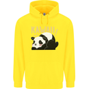 Kawaii Panda Bear Cute Childrens Kids Hoodie Yellow