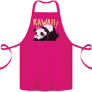 Kawaii Panda Bear Cute Cotton Apron 100% Organic Pink