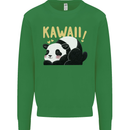 Kawaii Panda Bear Cute Kids Sweatshirt Jumper Irish Green