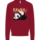 Kawaii Panda Bear Cute Kids Sweatshirt Jumper Red