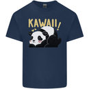 Kawaii Panda Bear Cute Kids T-Shirt Childrens Navy Blue