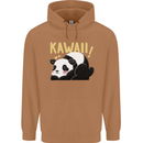 Kawaii Panda Bear Cute Mens 80% Cotton Hoodie Caramel Latte