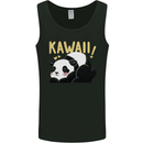 Kawaii Panda Bear Cute Mens Vest Tank Top Black