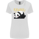 Kawaii Panda Bear Cute Womens Wider Cut T-Shirt White
