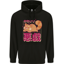 Kawaii Red Panda Japanese Cute Childrens Kids Hoodie Black
