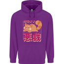 Kawaii Red Panda Japanese Cute Childrens Kids Hoodie Purple