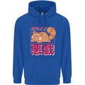 Kawaii Red Panda Japanese Cute Childrens Kids Hoodie Royal Blue
