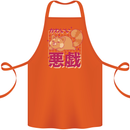 Kawaii Red Panda Japanese Cute Cotton Apron 100% Organic Orange