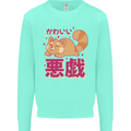 Kawaii Red Panda Japanese Cute Kids Sweatshirt Jumper Peppermint