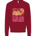 Kawaii Red Panda Japanese Cute Kids Sweatshirt Jumper Red