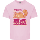 Kawaii Red Panda Japanese Cute Kids T-Shirt Childrens Light Pink