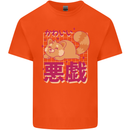 Kawaii Red Panda Japanese Cute Kids T-Shirt Childrens Orange