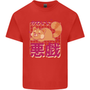Kawaii Red Panda Japanese Cute Kids T-Shirt Childrens Red