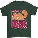 Kawaii Red Panda Japanese Cute Mens T-Shirt 100% Cotton Forest Green