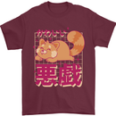 Kawaii Red Panda Japanese Cute Mens T-Shirt 100% Cotton Maroon