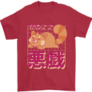 Kawaii Red Panda Japanese Cute Mens T-Shirt 100% Cotton Red