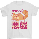 Kawaii Red Panda Japanese Cute Mens T-Shirt 100% Cotton White
