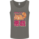 Kawaii Red Panda Japanese Cute Mens Vest Tank Top Charcoal