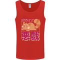 Kawaii Red Panda Japanese Cute Mens Vest Tank Top Red