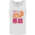 Kawaii Red Panda Japanese Cute Mens Vest Tank Top White