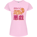 Kawaii Red Panda Japanese Cute Womens Petite Cut T-Shirt Light Pink