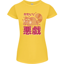 Kawaii Red Panda Japanese Cute Womens Petite Cut T-Shirt Yellow