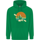 Kayak Kayaking Canoe Canoeing Water Sports Childrens Kids Hoodie Irish Green