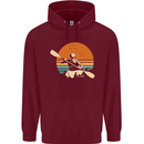 Kayak Kayaking Canoe Canoeing Water Sports Childrens Kids Hoodie Maroon