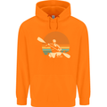 Kayak Kayaking Canoe Canoeing Water Sports Childrens Kids Hoodie Orange
