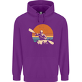 Kayak Kayaking Canoe Canoeing Water Sports Childrens Kids Hoodie Purple