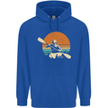 Kayak Kayaking Canoe Canoeing Water Sports Childrens Kids Hoodie Royal Blue