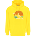 Kayak Kayaking Canoe Canoeing Water Sports Childrens Kids Hoodie Yellow