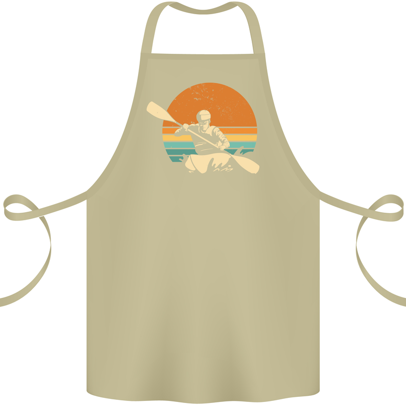 Kayak Kayaking Canoe Canoeing Water Sports Cotton Apron 100% Organic Khaki