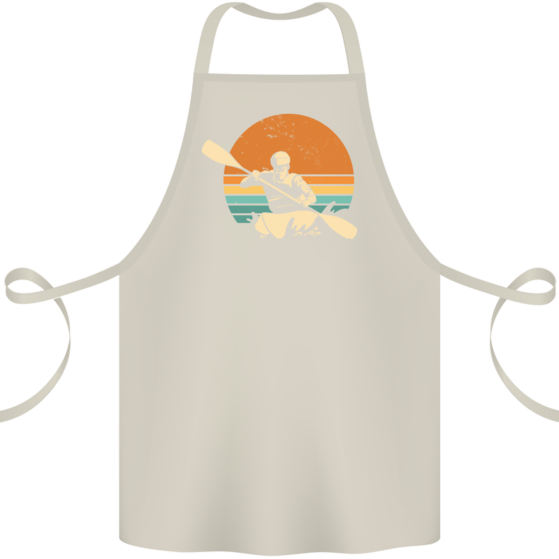 Kayak Kayaking Canoe Canoeing Water Sports Cotton Apron 100% Organic Natural