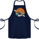 Kayak Kayaking Canoe Canoeing Water Sports Cotton Apron 100% Organic Navy Blue