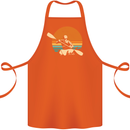 Kayak Kayaking Canoe Canoeing Water Sports Cotton Apron 100% Organic Orange