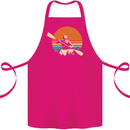 Kayak Kayaking Canoe Canoeing Water Sports Cotton Apron 100% Organic Pink