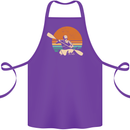 Kayak Kayaking Canoe Canoeing Water Sports Cotton Apron 100% Organic Purple