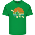 Kayak Kayaking Canoe Canoeing Water Sports Kids T-Shirt Childrens Irish Green
