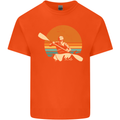 Kayak Kayaking Canoe Canoeing Water Sports Kids T-Shirt Childrens Orange