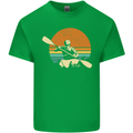 Kayak Kayaking Canoe Canoeing Water Sports Mens Cotton T-Shirt Tee Top Irish Green