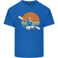 Kayak Kayaking Canoe Canoeing Water Sports Mens Cotton T-Shirt Tee Top Royal Blue